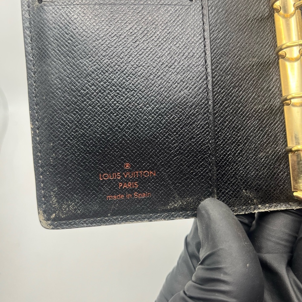 Louis Vuitton Black Epi Planner/Agenda w/ COA - Picture 7 of 7